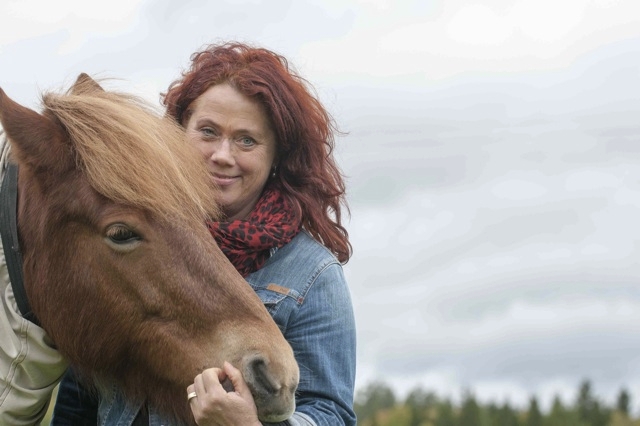 Lotta Corell på Ersta flickhem. Bild: Johan Almblad