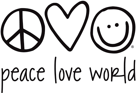 Peace Love World Logo