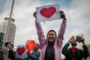 Fatemeh Khavari. Talesperson för nätverket Ung i Sverige. Medborgarplatsen, Stockholm 19 augusti 2017. Foto: Anders Löwdin